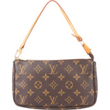 Louis Vuitton Canvas Monogram Pochette Accessoire Handbag