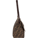 Fendi FF Monogram Baguette Mamma Handbag