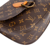 Louis vuitton Canvas Monogram Saint Cloud MM Crossbody Bag