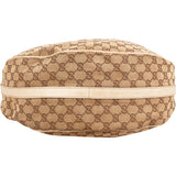 Gucci Monogram GG Canvas Britt Interlocking G Hobo Shoulder Bag