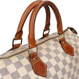 Louis Vuitton Damier Azur Monogram Speedy 30 Handbag