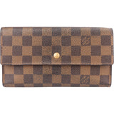 Louis Vuitton Damier Ebene Monogram Sarah Wallet