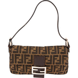 Fendi FF Monogram Baguette Handbag