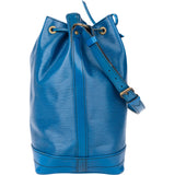 Louis Vuitton Blue Epi Leather Sac Noe Grande Shoulder Bag