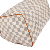 Louis Vuitton Damier Azur Monogram Speedy 30 Handbag