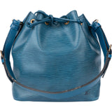 Louis Vuitton Blue Epi Leather Sac Noe Petit Shoulder Bag