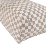 Louis Vuitton Damier Azur Monogram Neverfull MM Shopper Handbag