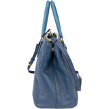 Prada Bicolor Saffiano Leather Galleria Handbag
