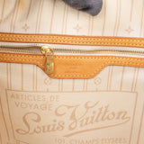 Louis Vuitton Damier Azur Monogram Neverfull MM Shopper Handbag