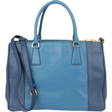 Prada Bicolor Saffiano Leather Galleria Handbag