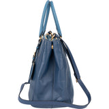 Prada Bicolor Saffiano Leather Galleria Handbag
