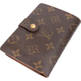 Louis Vuitton Canvas Monogram Compact Clip Wallet