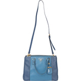 Prada Bicolor Saffiano Leather Galleria Handbag