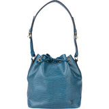 Louis Vuitton Blue Epi Leather Sac Noe Petit Shoulder Bag