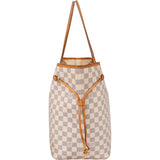 Louis Vuitton Damier Azur Monogram Neverfull GM Shopper Handbag