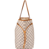 Louis Vuitton Damier Azur Monogram Neverfull GM Shopper Handbag