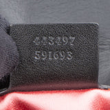 Gucci Black Satin Marmont Crossbody Bag