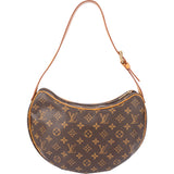 Louis Vuitton Canvas Monogram Croissant MM Shoulder Bag