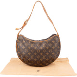 Louis Vuitton Canvas Monogram Croissant MM Shoulder Bag