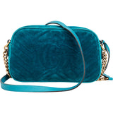 Gucci Chevron Satin Marmont Crossbody Bag