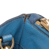 Prada Bicolor Saffiano Leather Galleria Handbag