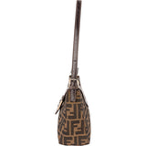 Fendi FF Monogram Baguette Buckle Shoulder Bag