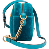 Gucci Chevron Satin Marmont Crossbody Bag