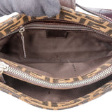 Fendi FF Monogram Baguette Buckle Shoulder Bag