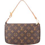 Louis Vuitton Canvas Monogram Pochette Accessoire Handbag