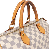 Louis Vuitton Damier Azur Monogram Speedy 30 Handbag