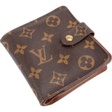 Louis Vuitton Canvas Monogram Clip Wallet