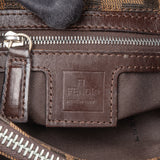 Fendi FF Monogram Baguette Buckle Shoulder Bag