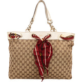 Gucci Monogram GG Canvas Joy Positano Scarf Shoulder Bag