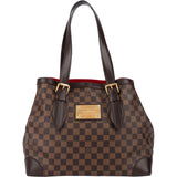 Louis Vuitton Damier Ebene Monogram Hampstead MM Handbag