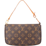 Louis Vuitton Canvas Monogram Pochette Accessoire Handbag