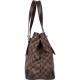 Louis Vuitton Damier Ebene Monogram Hampstead MM Handbag