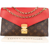 Louis Vuitton Canvas Monogram Pallas Chain Crossbody Bag