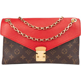 Louis Vuitton Canvas Monogram Pallas Chain Crossbody Bag
