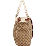 Gucci Monogram GG Canvas Joy Positano Scarf Shoulder Bag