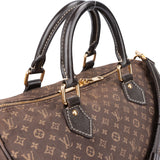 Louis Vuitton Mini Lin Monogram Speedy 30 Bandouliere