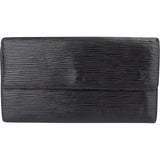 Louis Vuitton Noir Epi Leather Sarah Wallet