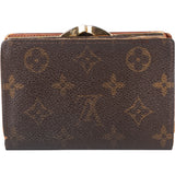 Louis Vuitton Canvas Monogram Compact Clip Wallet