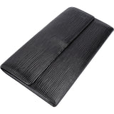 Louis Vuitton Noir Epi Leather Sarah Wallet