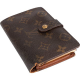 Louis Vuitton Canvas Monogram Compact Clip Wallet