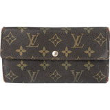 Louis Vuitton Canvas Monogram Sarah Wallet