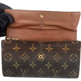 Louis Vuitton Canvas Monogram Sarah Wallet