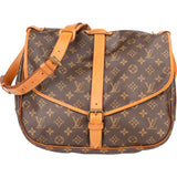 Louis Vuitton Canvas Monogram Saumur 35 Crossbody Bag