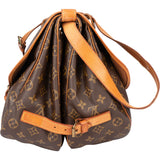 Louis Vuitton Canvas Monogram Saumur 35 Crossbody Bag