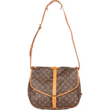 Louis Vuitton Canvas Monogram Saumur 35 Crossbody Bag
