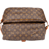 Louis Vuitton Canvas Monogram Saumur 35 Crossbody Bag